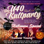 Rock44 ➤ °°FOREVER YOUNG°° » Die große Ü40 HALLOWEEN-KULTPARTY im Nachtwerk Club mit DJ Axel & den Kulthits der letzten Jahrzehnte aus Pop, Rock, Synthie, New Wave, Disco, Funk & Soul 💃🕺🤸🍹🍻