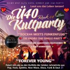 Rock44 ➤ °°ROCK44 MEETS FUNKENFLUG°° » Münchnens große Ü40 Single-Party im Nachtwerk Club mit DJ Axel & den Kulthits der letzten Jahrzehnte aus Pop, Rock, Synthie, New Wave, Disco, Funk & Soul 💃🕺🤸🍹🍻